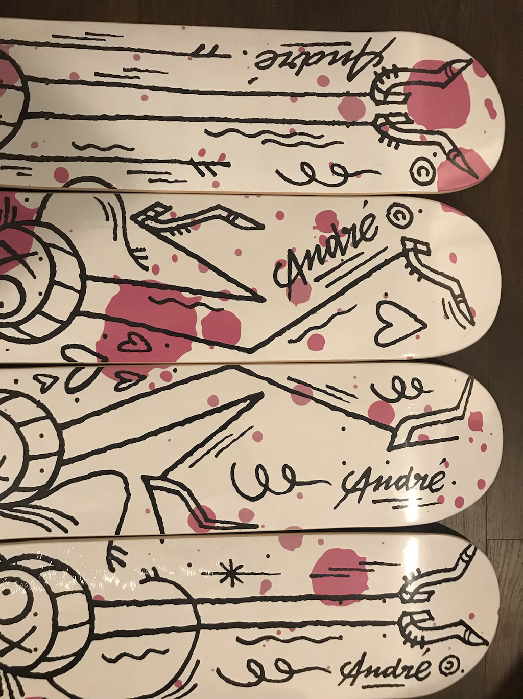 Mr Andre Menage a Trois ou Quatre Skate Deck Set image 4