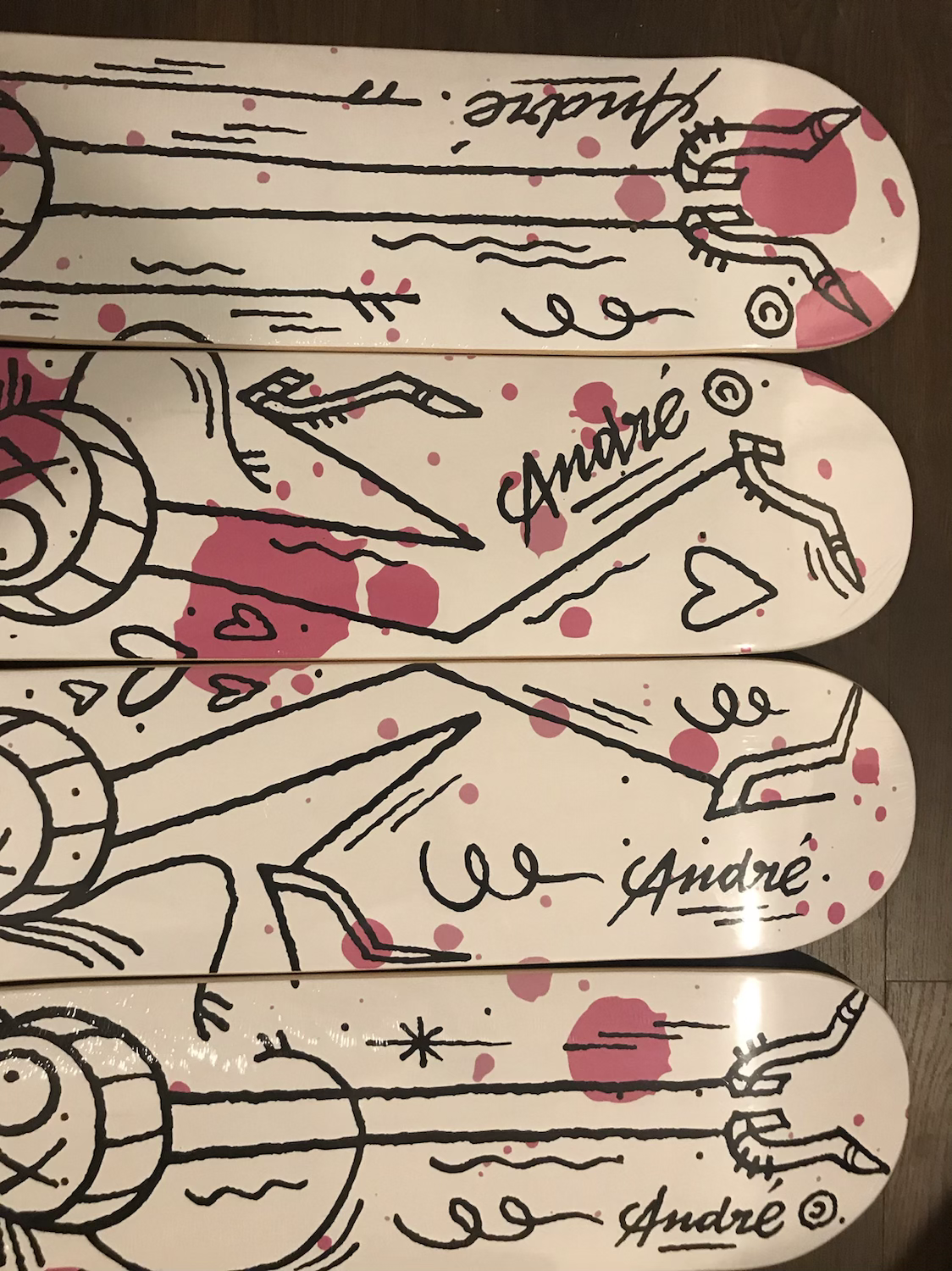Mr Andre Menage a Trois ou Quatre Skate Deck Set image 4