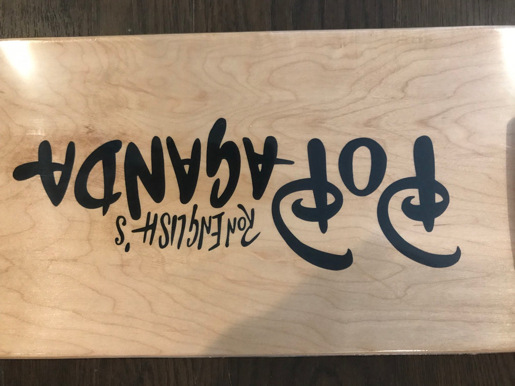 Ron English Smiling Mona Lisa Skate Deck image 2