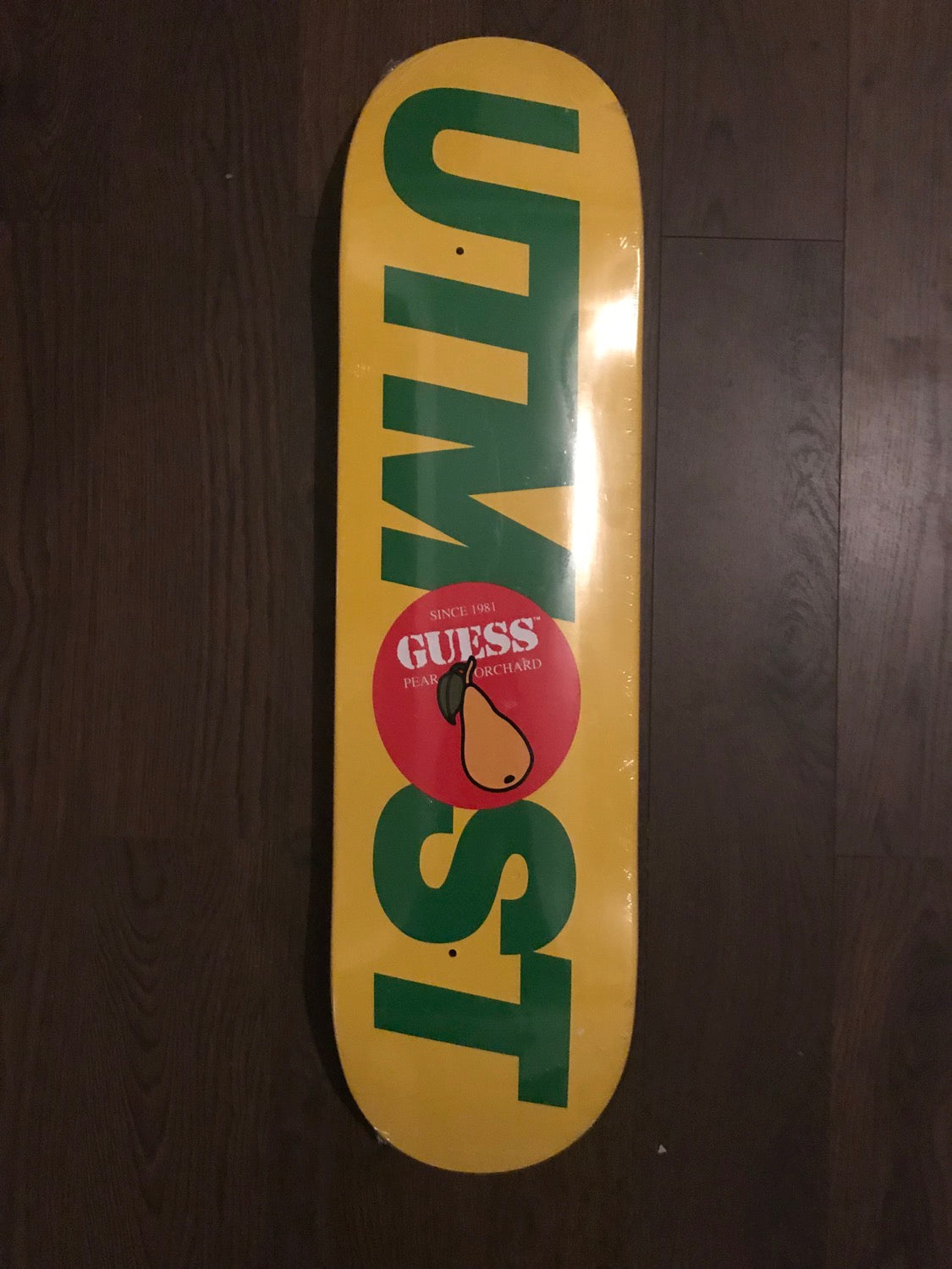 Utmost / Guess Farmers Market Skate Deck - Yellow image 0