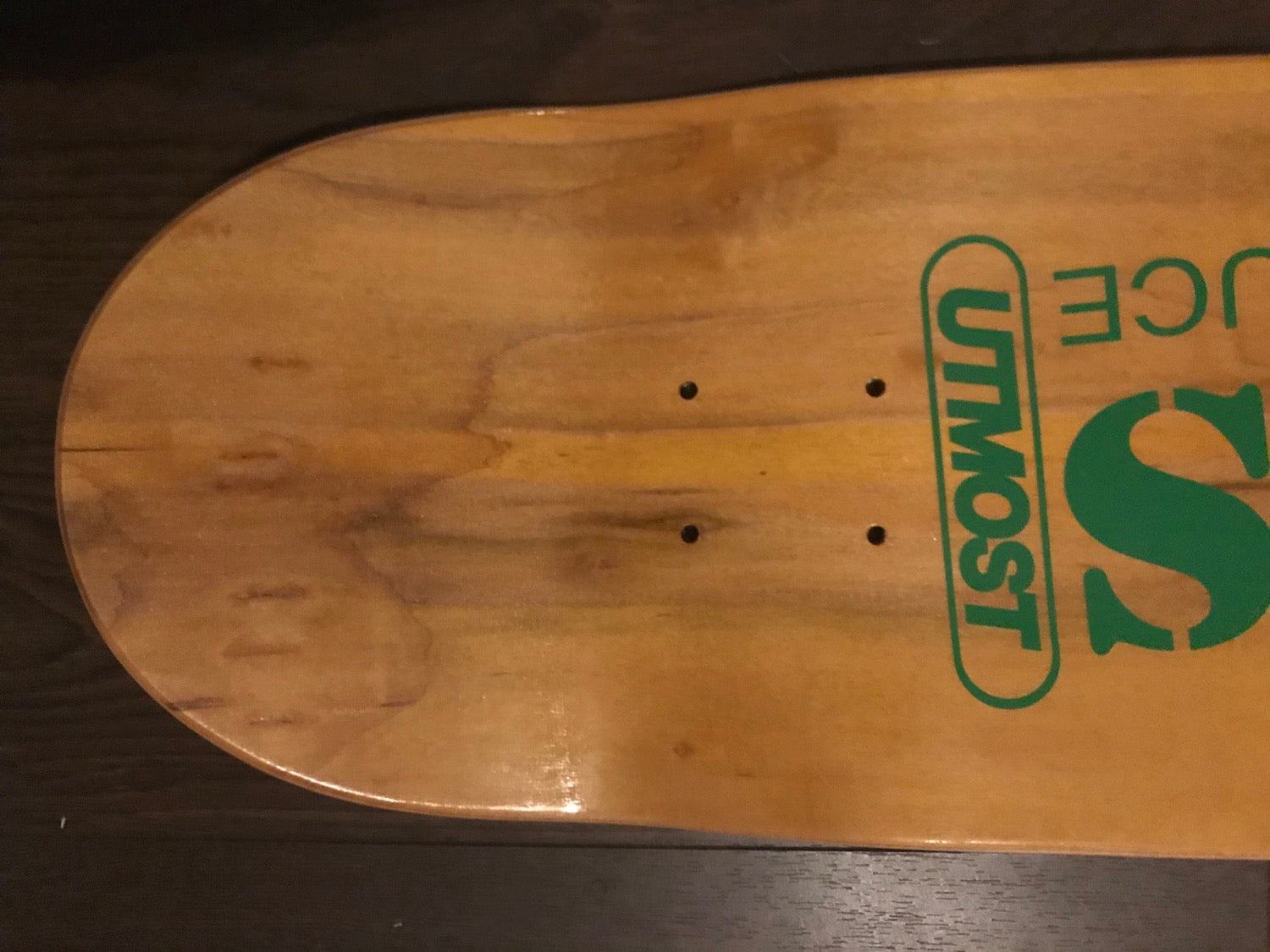 Utmost / Guess Farmers Market Skate Deck - Green image 1