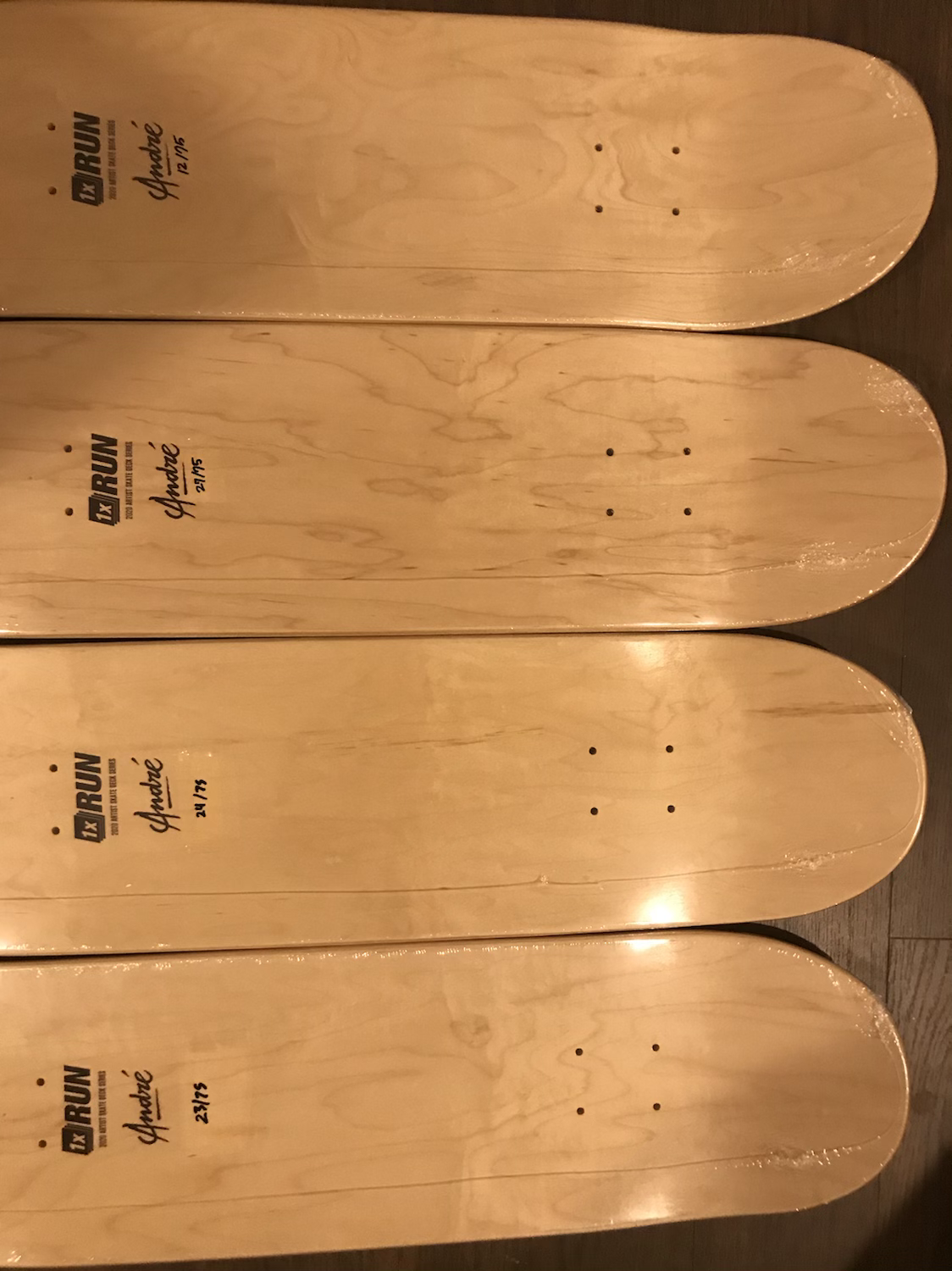 Mr Andre Menage a Trois ou Quatre Skate Deck Set image 1