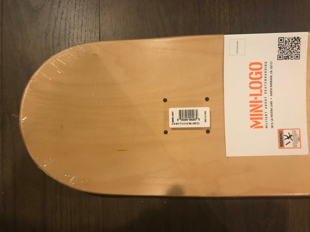 Mini-Logo Pepperoni Pizza Skate Deck image 1