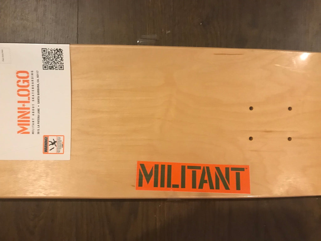 Mini-Logo Pepperoni Pizza Skate Deck image 2