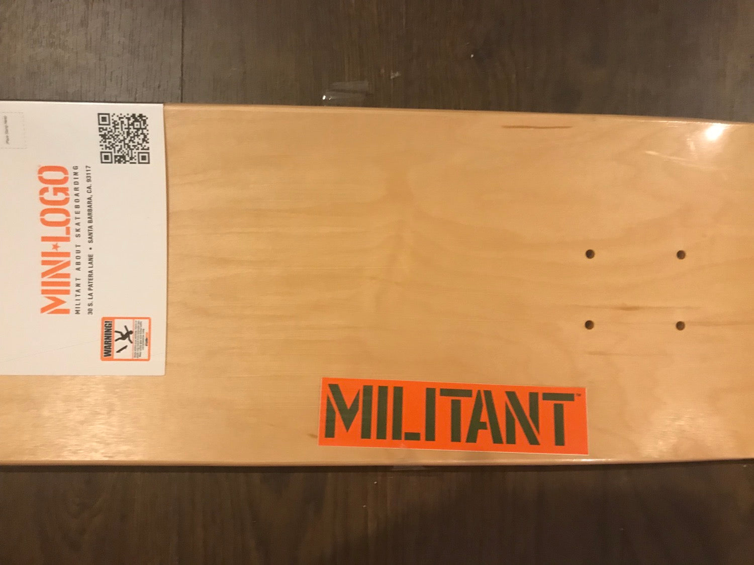Mini-Logo Pepperoni Pizza Skate Deck image 2