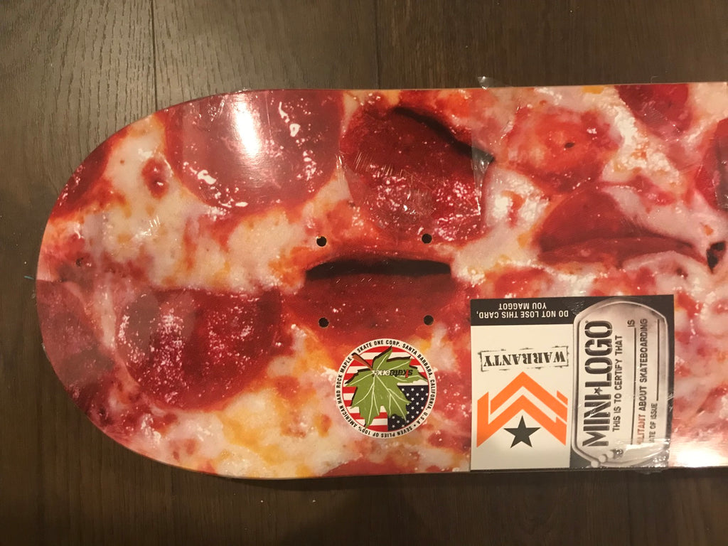 Mini-Logo Pepperoni Pizza Skate Deck image 5