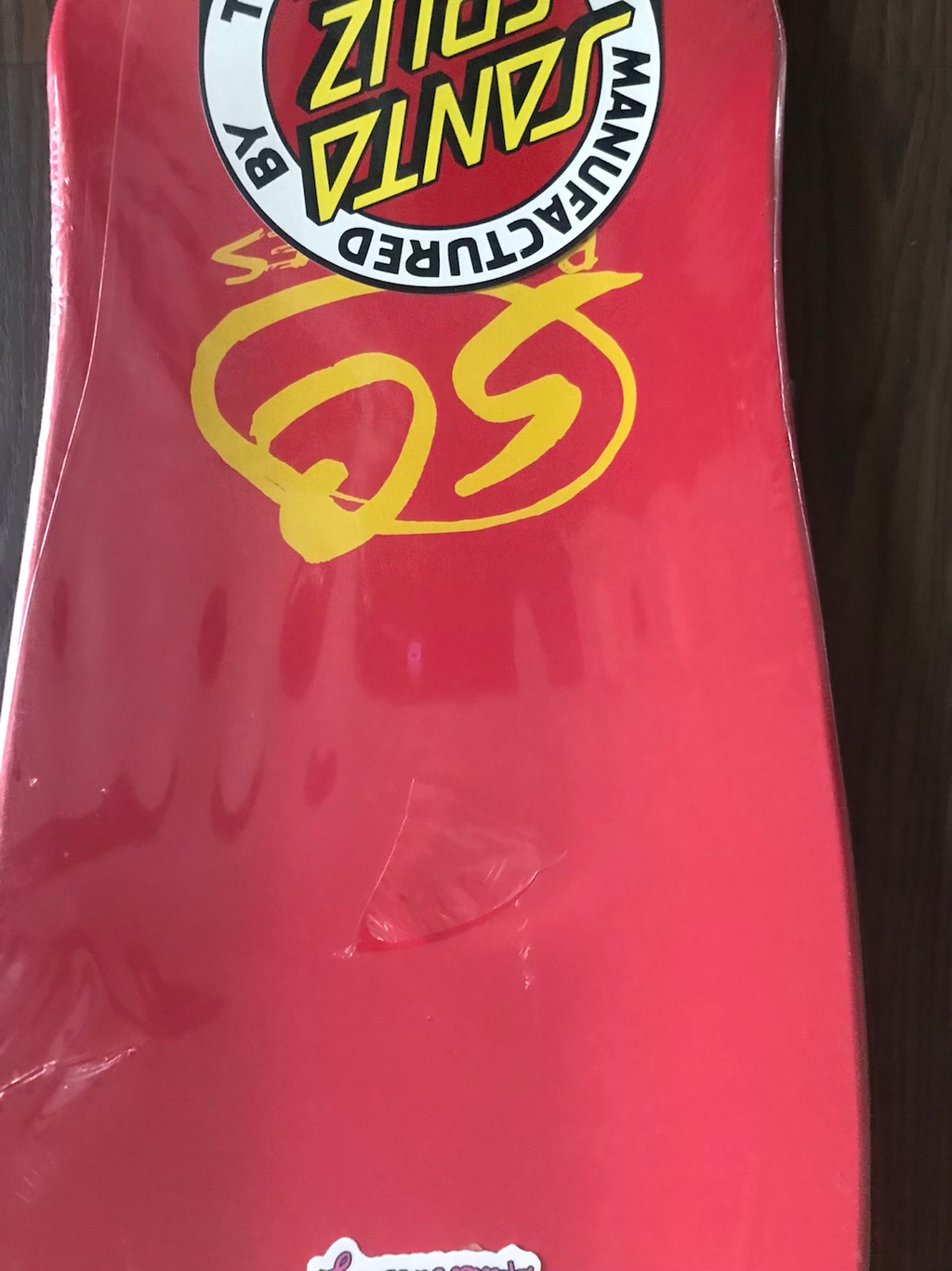 Red Santa Cruz Claus Grabke Skate Deck image 6