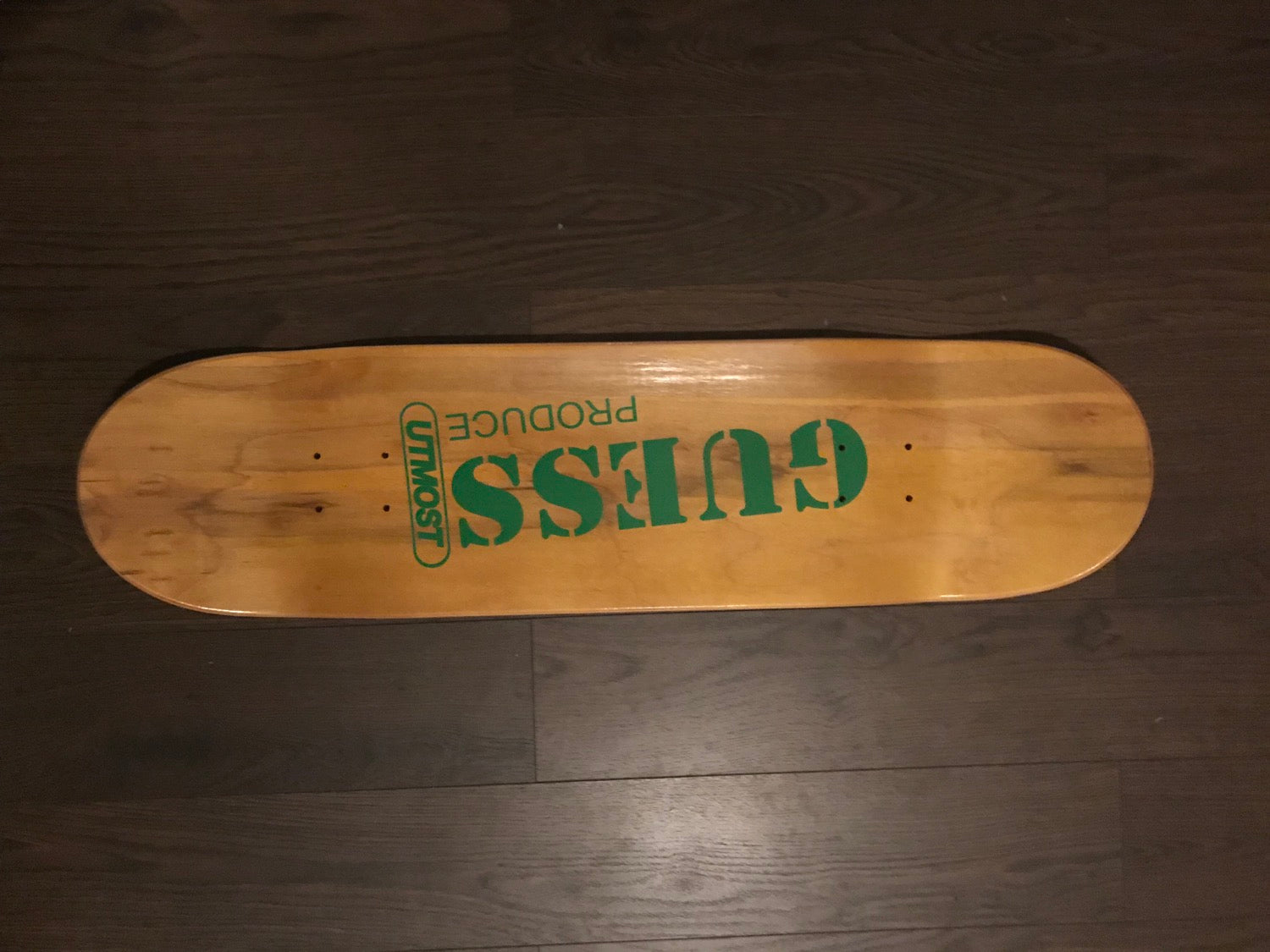 Utmost / Guess Farmers Market Skate Deck - Green image 4