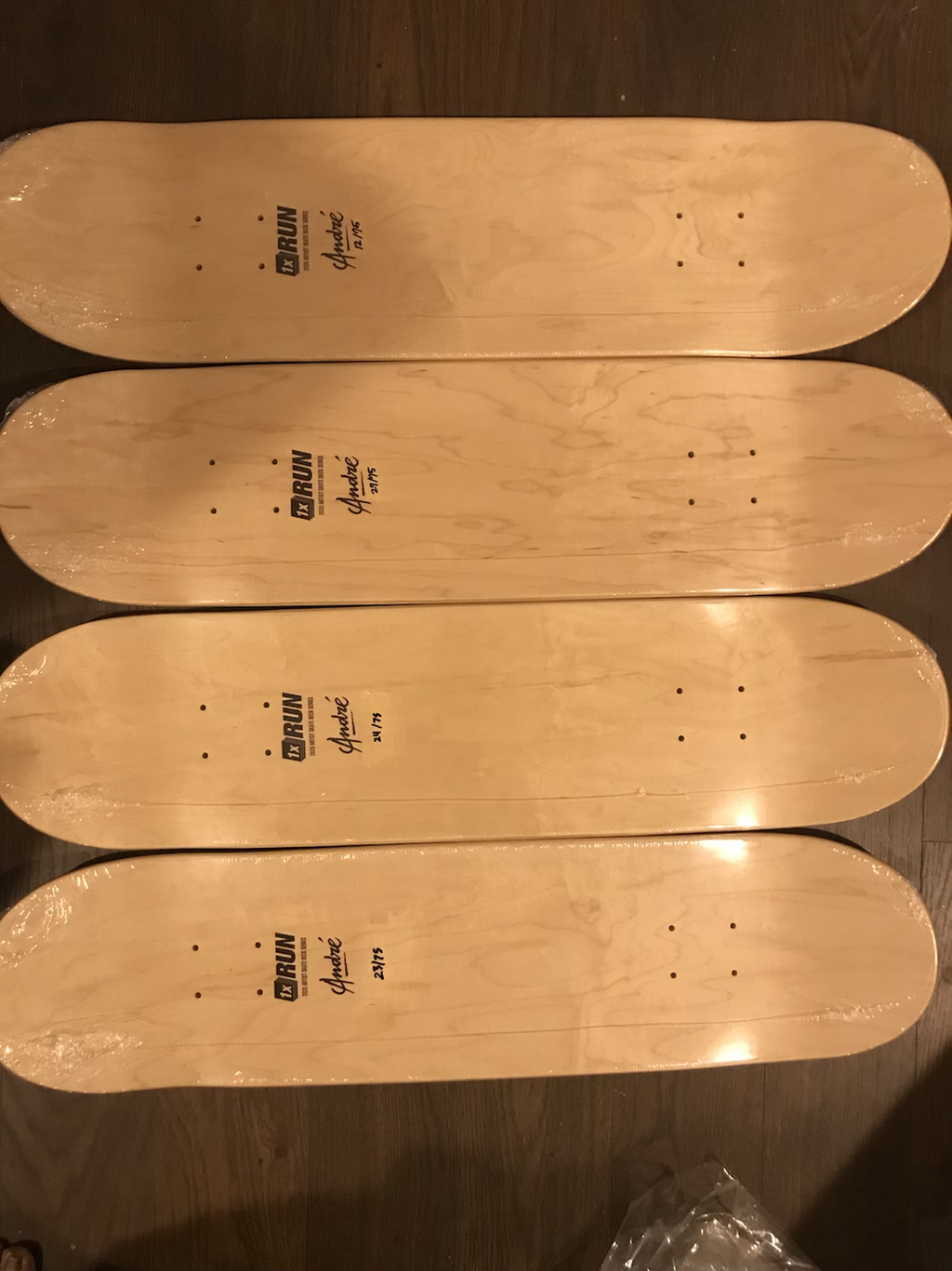 Mr Andre Menage a Trois ou Quatre Skate Deck Set image 3