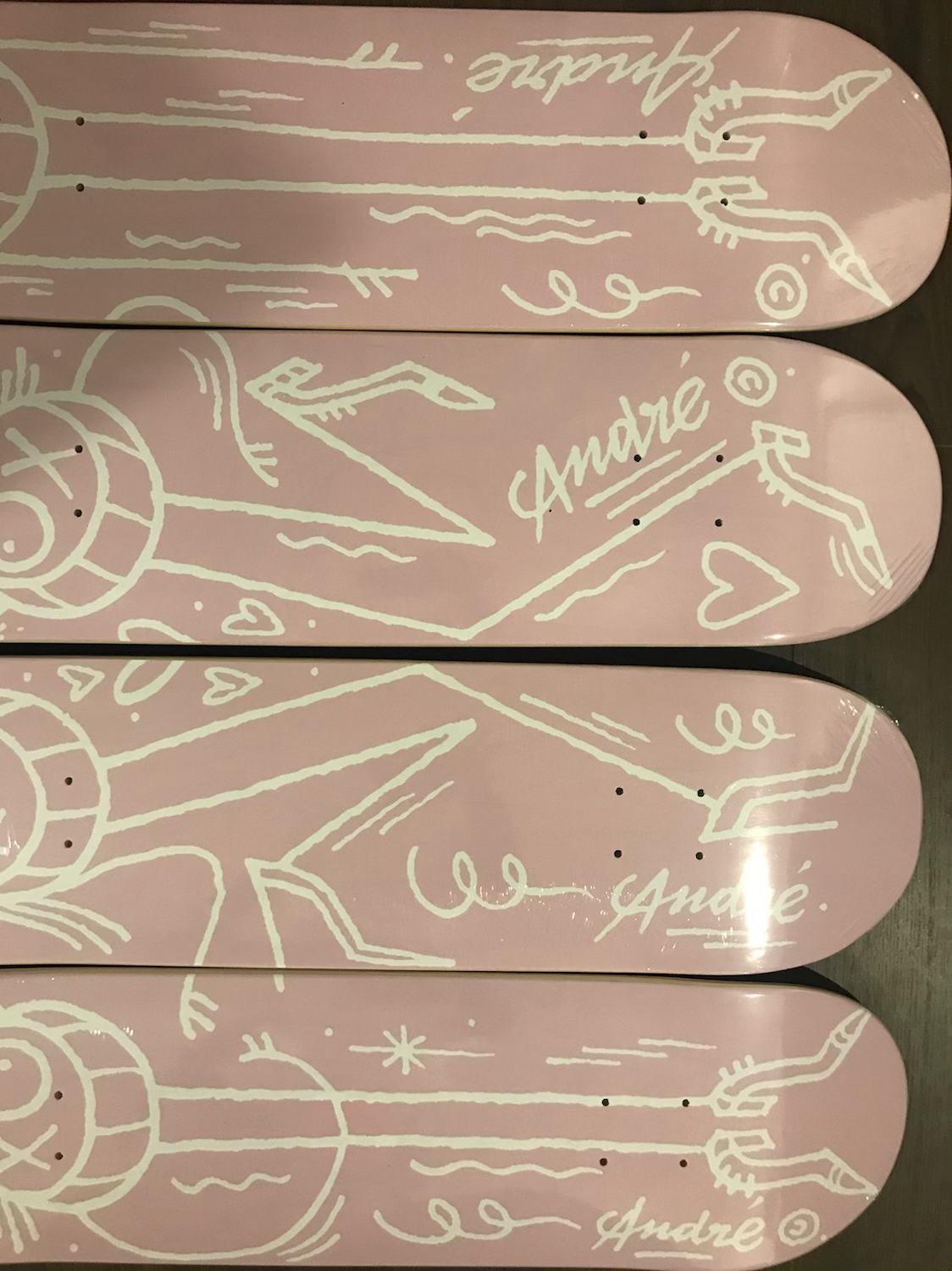 Mr Andre La Vie en Rose skate decks image 4