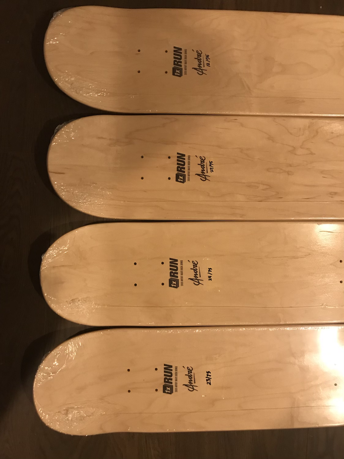 Mr Andre Menage a Trois ou Quatre Skate Deck Set image 2
