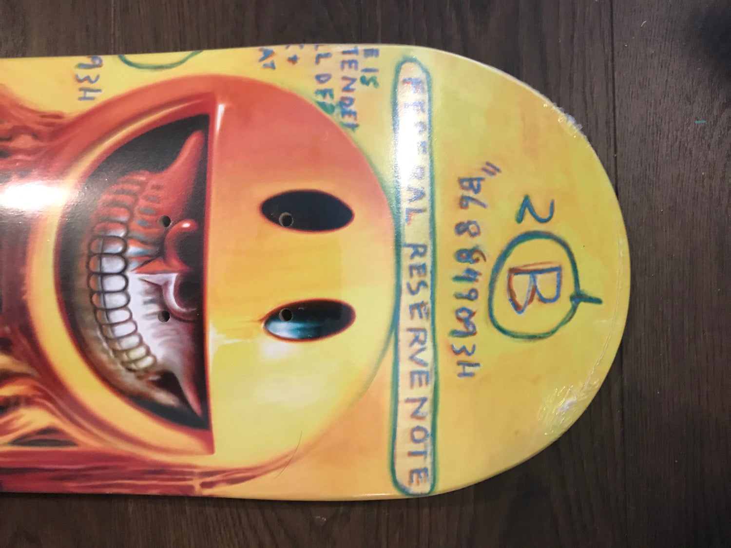 Ron English Smiling Mona Lisa Skate Deck image 7