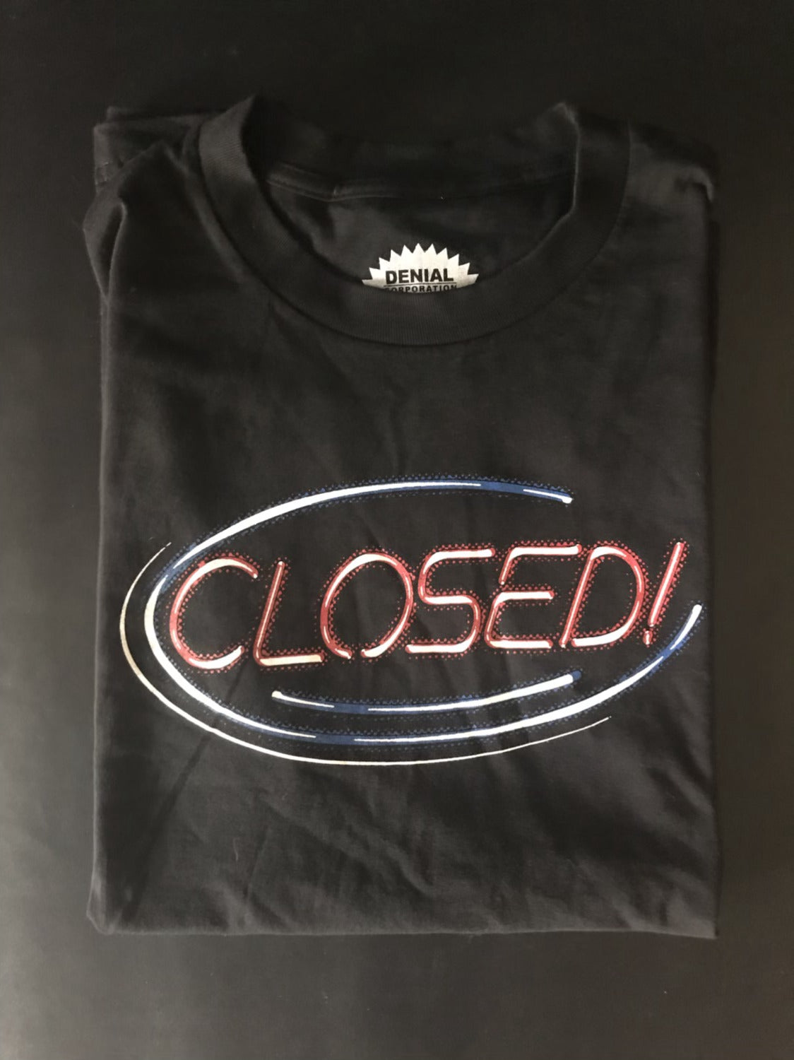 ‘Closed’ Art Shirt by Denial image 0