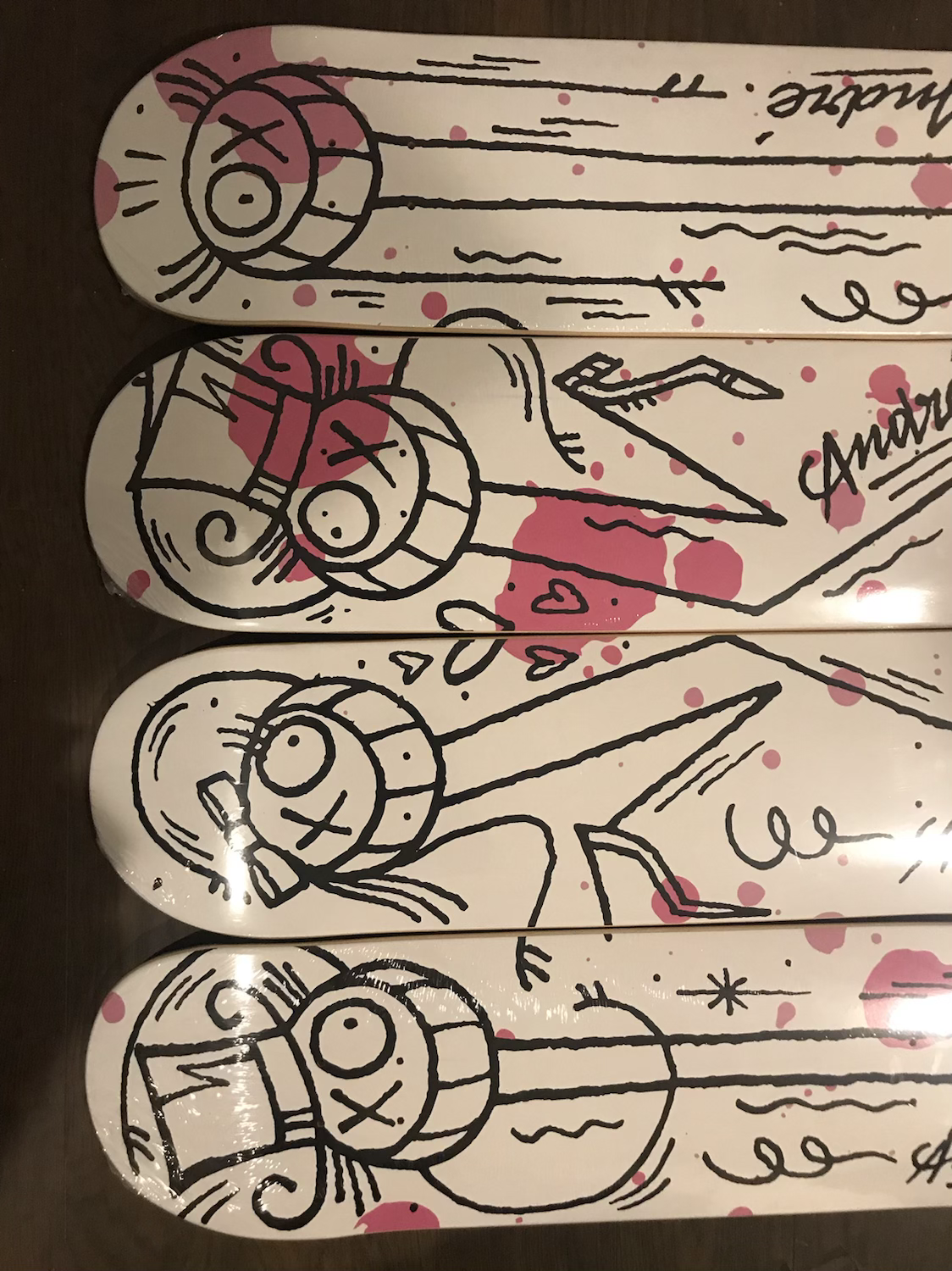 Mr Andre Menage a Trois ou Quatre Skate Deck Set image 5